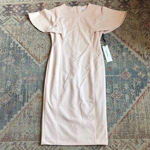 Calvin Klein Soft Pink Midi Dress